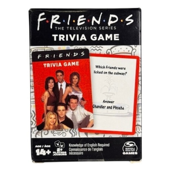 Spin Master Games Other - Friends The Television Series Trivia Game Spin Master 53 Cards